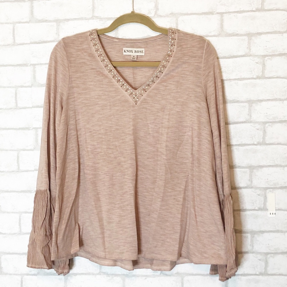 Knox Rose Top with Bell Sleeves